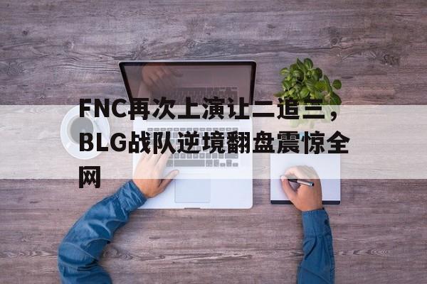 平博体育-FNC再次上演让二追三，BLG战队逆境翻盘震惊全网